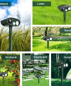 Solar Powered Ultrasonic Animal Repeller