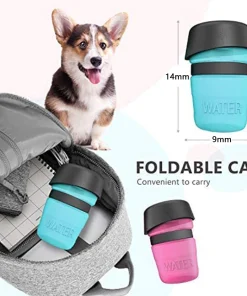 Foldable Cap Outdoor Dog Water Bottle