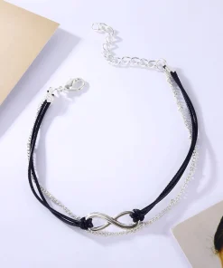 Simple Infinity Ankle Bracelet For Women