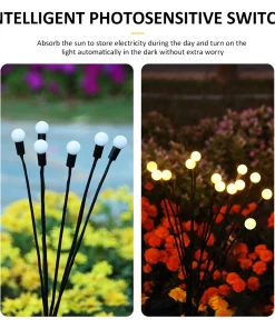 Solar Powered Firefly Light