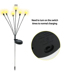 Solar Powered Firefly Light