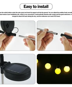 Solar Powered Firefly Light