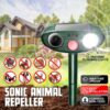 Solar Powered Ultrasonic Animal Repeller