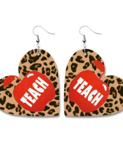 Rainbow Heart Earrings For Women