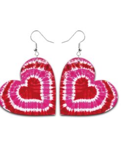 Rainbow Heart Earrings For Women