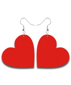 Rainbow Heart Earrings For Women
