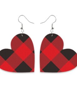 Rainbow Heart Earrings For Women