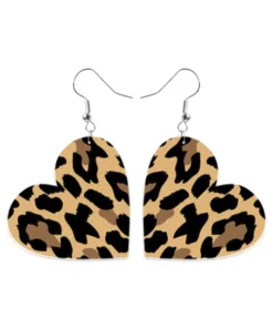 Rainbow Heart Earrings For Women