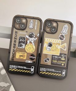 Space Astronaut Invisible Holder iPhone Case