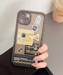 Space Astronaut Invisible Holder iPhone Case