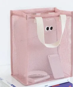Cute Eyes Breathable Mesh Tote Bag