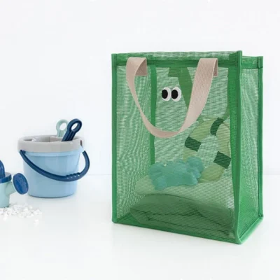 Cute Eyes Breathable Mesh Tote Bag