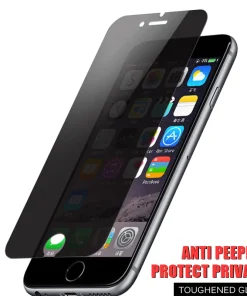Anti Spy Screen Protector With Auto Alignment Kit For iPhone
