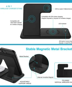 3 in 1 Wireless Charging Station