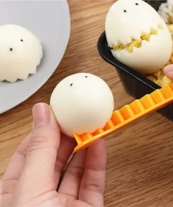2 Pc Lace Boiled Egg Cutter
