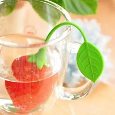 strawberry silicone tea infuser