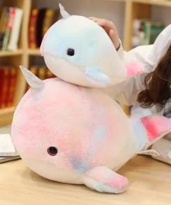 Cute Rainbow Narwhals Plush