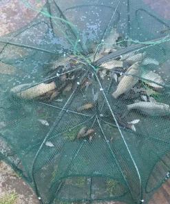 Foldable Fishing Hexagon Fishing Net Trap