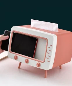 2-in-1 Phone Stand & Tissue Storage Box