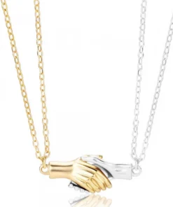 Hold Hands Couple Necklace