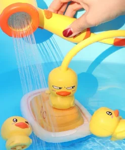 Electric Duck Boat Spray Bath Toy