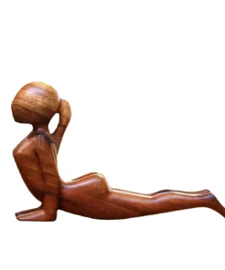 Wooden Yogi Sculpture