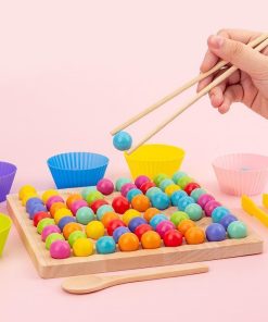 Wooden Board Bead Game