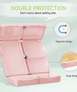 7 Compartments Pill Organizer Box
