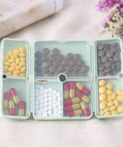 7 Compartments Pill Organizer Box