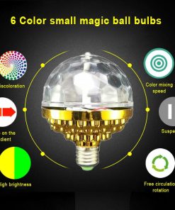 LED Disco Ball Colorful Rotating Bulb