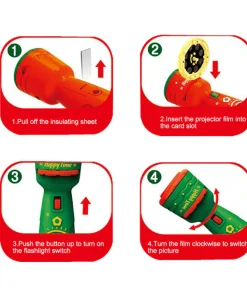 Slide Projector Torch Projection Light