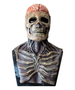 Bare Brain Skull Latex Mask