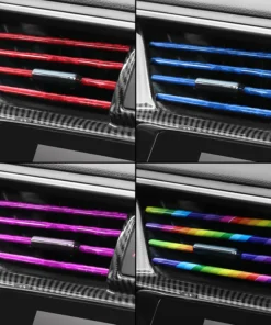 Chrome Styling Moulding Car Air Vent Trim Strip