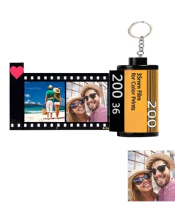 Custom Colorful Camera Roll Keychain