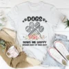 Dogs Make Me Happy Tee