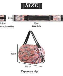 Foldable Travel One-shoulder Portable Shopping Bag