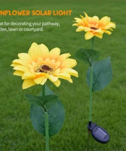 Outdoor Solar Garden Sunflower Lights