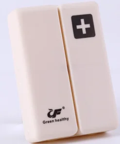 Daily Pill Organizer, 7 Compartments Portable Pill Case Travel Pill Organizer