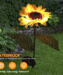 Outdoor Solar Garden Sunflower Lights
