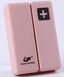 Daily Pill Organizer, 7 Compartments Portable Pill Case Travel Pill Organizer