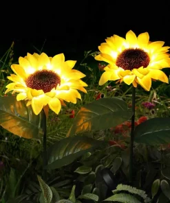 Outdoor Solar Garden Sunflower Lights