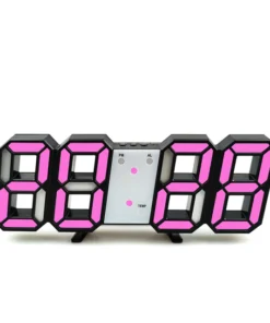 3D Modern Digital Led Wall Clock