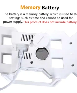 3D Modern Digital Led Wall Clock