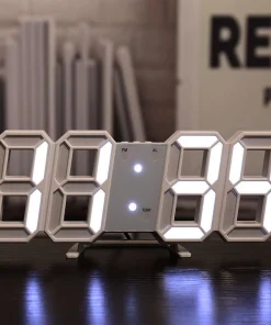 3D Modern Digital Led Wall Clock