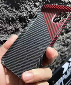 Carbon Fiber Texture Magnetic Wireless Charging iPhone Case