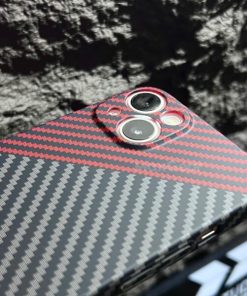 Carbon Fiber Texture Magnetic Wireless Charging iPhone Case