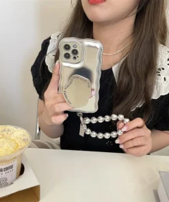 Matte Silver Ball Bracelet Air Cushion Case for iPhone