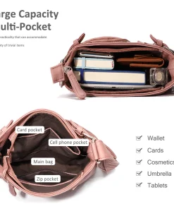 Multi Pocket Crossbody Bag