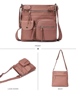 Multi Pocket Crossbody Bag