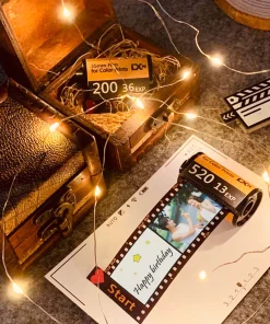 Custom Colorful Camera Roll Keychain